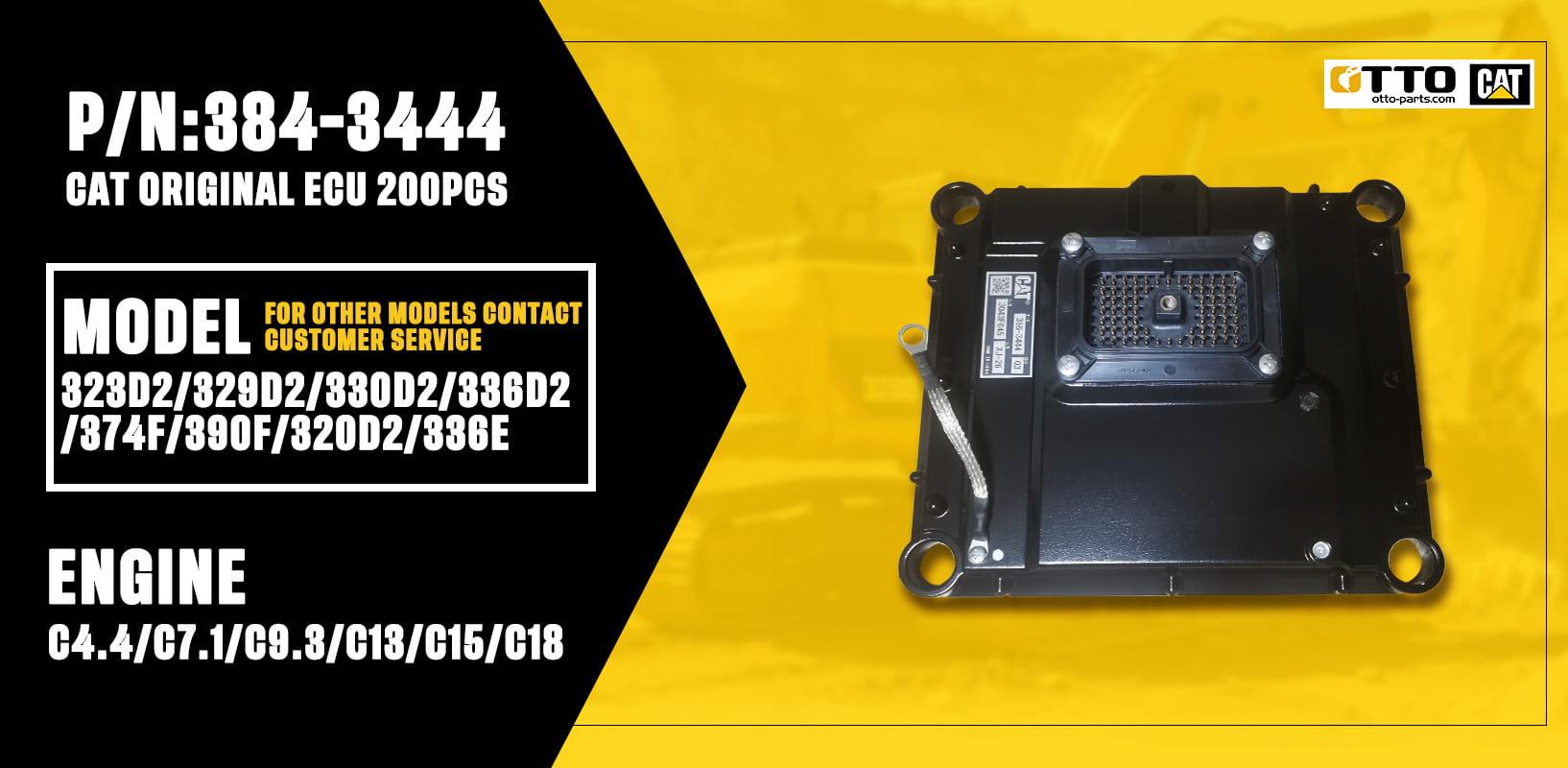 P/N:386-3444  CAT Original ECU 200PCS